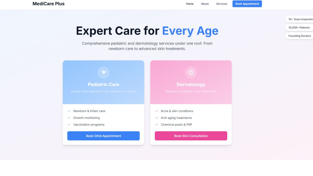 Example Clinic Website